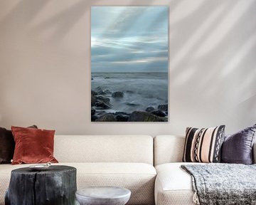 Zeelandschap met drijvende wolken van Karijn | Fine art Natuur en Reis Fotografie