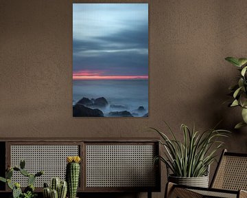 zee landschap met wolken en zonsondergang van Karijn | Fine art Natuur en Reis Fotografie