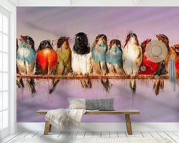 All the colourful birds van Arjen Roos