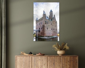 De hoofdburcht van kasteel Doornenburg van Jurjen Jan Snikkenburg