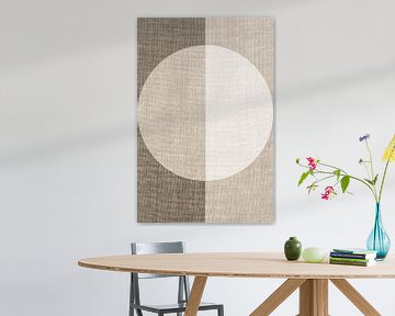 TW Living - Linen collection - SUN & MOON BROWN by TW living