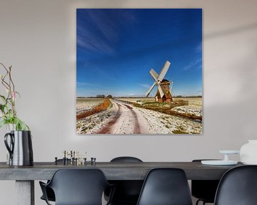 Molen 't Witte Lam Zuidwolde vierkant van Marga Vroom