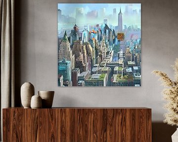 New York City Imagination III by Caroline Boogaard