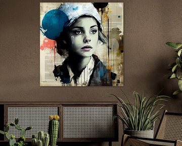 Girl with the blue hat by Bianca ter Riet