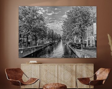 Lauriergracht Amsterdam in de herfst. von Don Fonzarelli