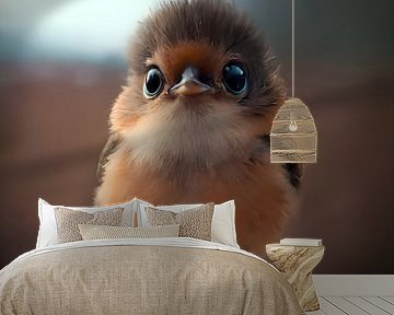The Little Flutterer - Painting Bird by AiArtLand