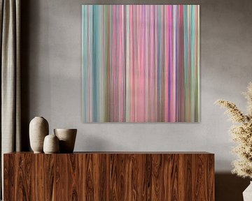 Kleurrijk abstract schilderij "Stripes" van Studio Allee