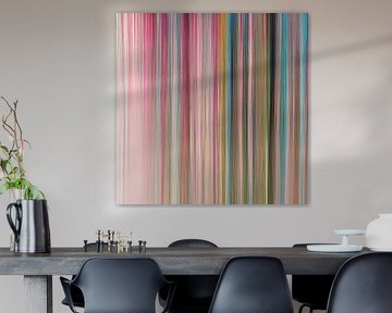 Buntes abstraktes Gemälde "Streifen" von Studio Allee