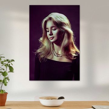 Fille dans un studio sombre sur Kaylee Verschure