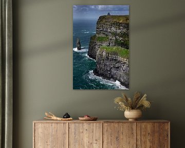 The rugged Cliffs of Moher on Ireland's west coast by Albert Brunsting