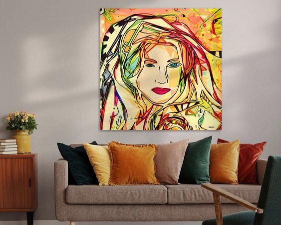 Example of the artwork in a room