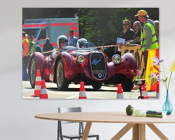 Alfa Romeo 6 C bij de start Eggberg Klassik 2017 van Ingo Laue