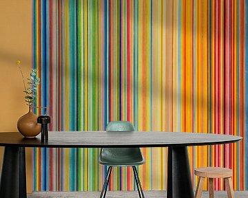 Bunte, enge Streifen malen