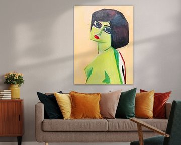 Twee ogen abstract van Danielle Ducheine