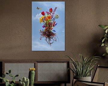 Flowers in the sky III by Klaartje Majoor