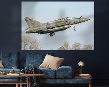 Atterrissage de Mirage 2000D français sur la base aérienne de Leeuwarden. sur Jaap van den Berg