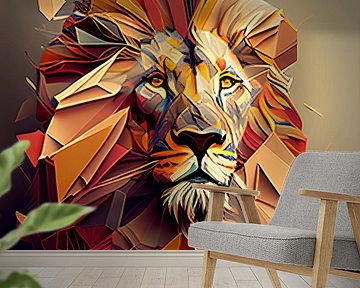 Leeuw in 3D van Harvey Hicks