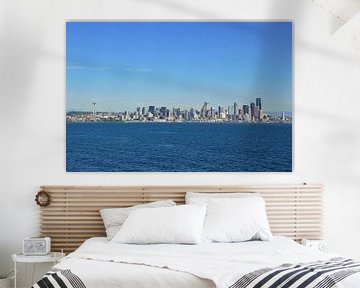 De skyline van Seattle van Frank's Awesome Travels
