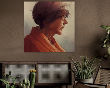 Grandmother G by Harmanna Digital Art