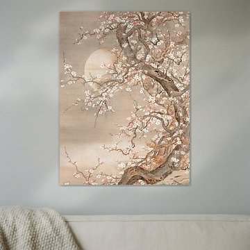 Japanische Pflaumenblüten im Mondlicht - Sō Shizan