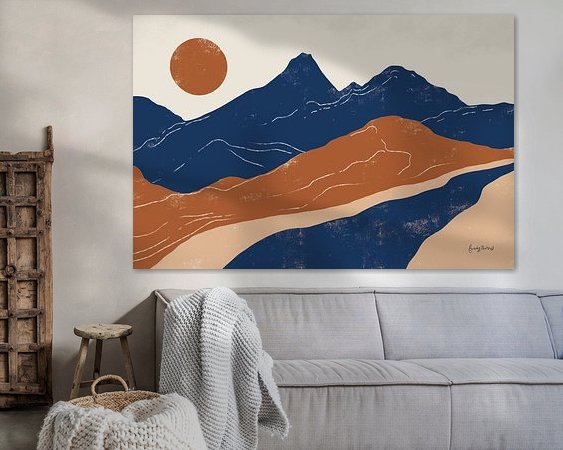 Example of the artwork in a room