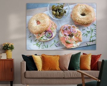 zalm bagels van Margit Houtman