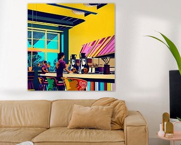 CAFE BAR van The Art of Mark Fischer