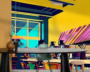 CAFE BAR van The Art of Mark Fischer