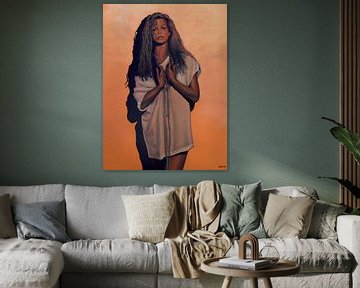 Kim Basinger schilderij