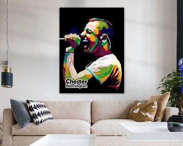 Linkin Park Chester Bennington Pop-art trend van miru arts