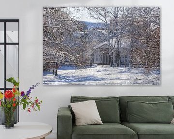 Snow-covered Gerhard Marcks House 