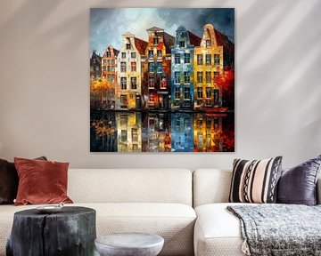 Peinture à Amsterdam sur Preet Lambon