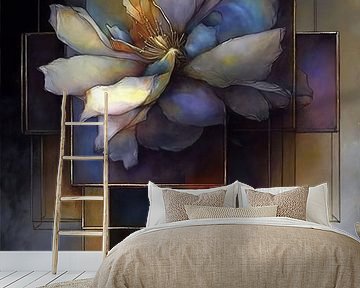 Bloem , waterverf techniek