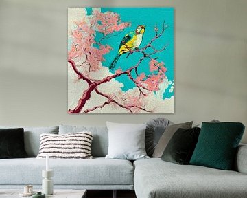 Japanese blossom with Putter 2 by DNH Artful Living