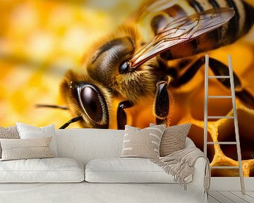 Bijenwerk, de harde arbeid achter de druppels honing van Vlindertuin Art