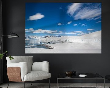 Mountain scenery in Antarctica by Hillebrand Breuker