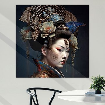 Portrait of a geisha