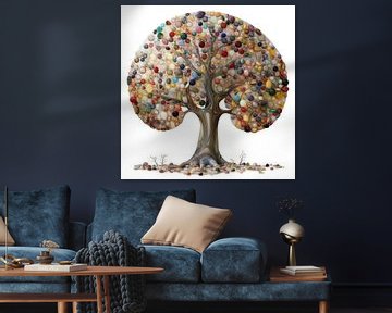 Tree of pebbles