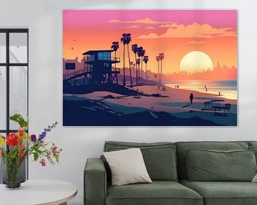 Sunrise in Venice beach by Bert Nijholt