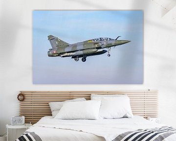 Landing French Mirage 2000D at Leeuwarden airbase. by Jaap van den Berg