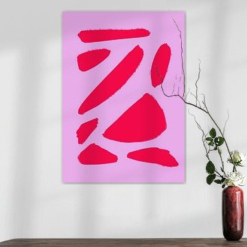 Minimalismus in Rot und Rosa von Studio Allee
