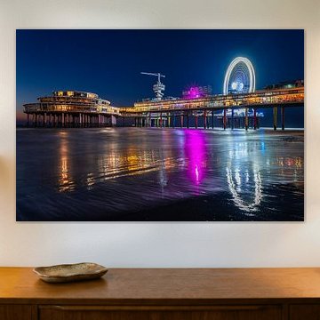 Night photography in Scheveningen