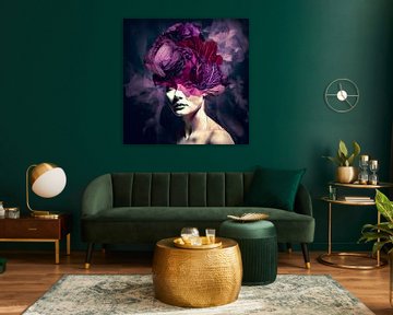 Collage de la reine des choux #03 sur Vlindertuin Art