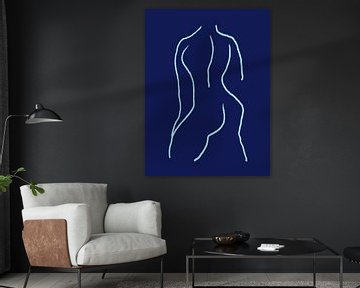 abstract illustration nude by Studio Allee