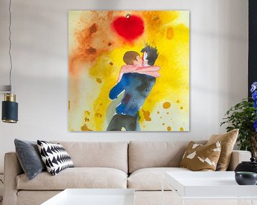 Le baiser sur Sonja M. - ModernArt 2.0