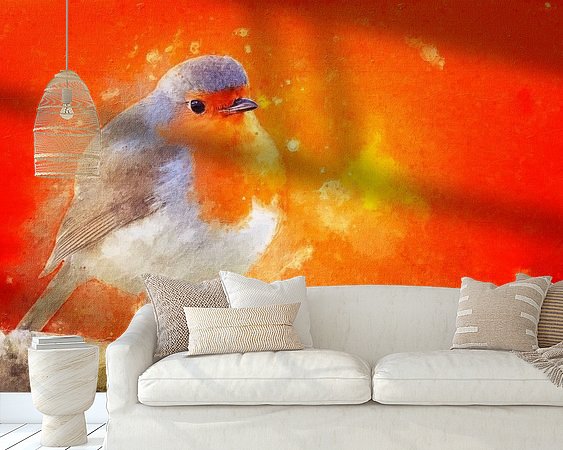 Example of the artwork in a room