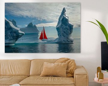 Greenland Red Sails by Ilona Schong