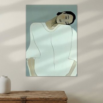 Modern abstract portret 