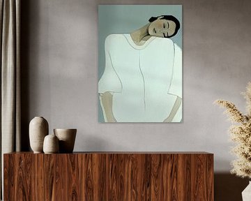 Modern abstract portret 