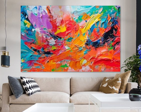 Example of the artwork in a room